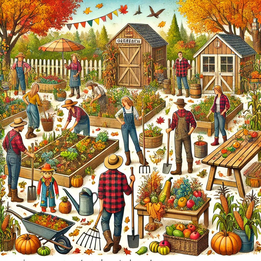 Am Samstag, den 04.10.25, findet ab 09.00 Uhr Gemeinschaftsarbeit statt.